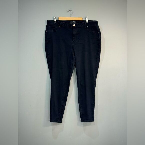 Black 1822 Denim Casual Pants Size 22W EUC - Picture 1 of 5